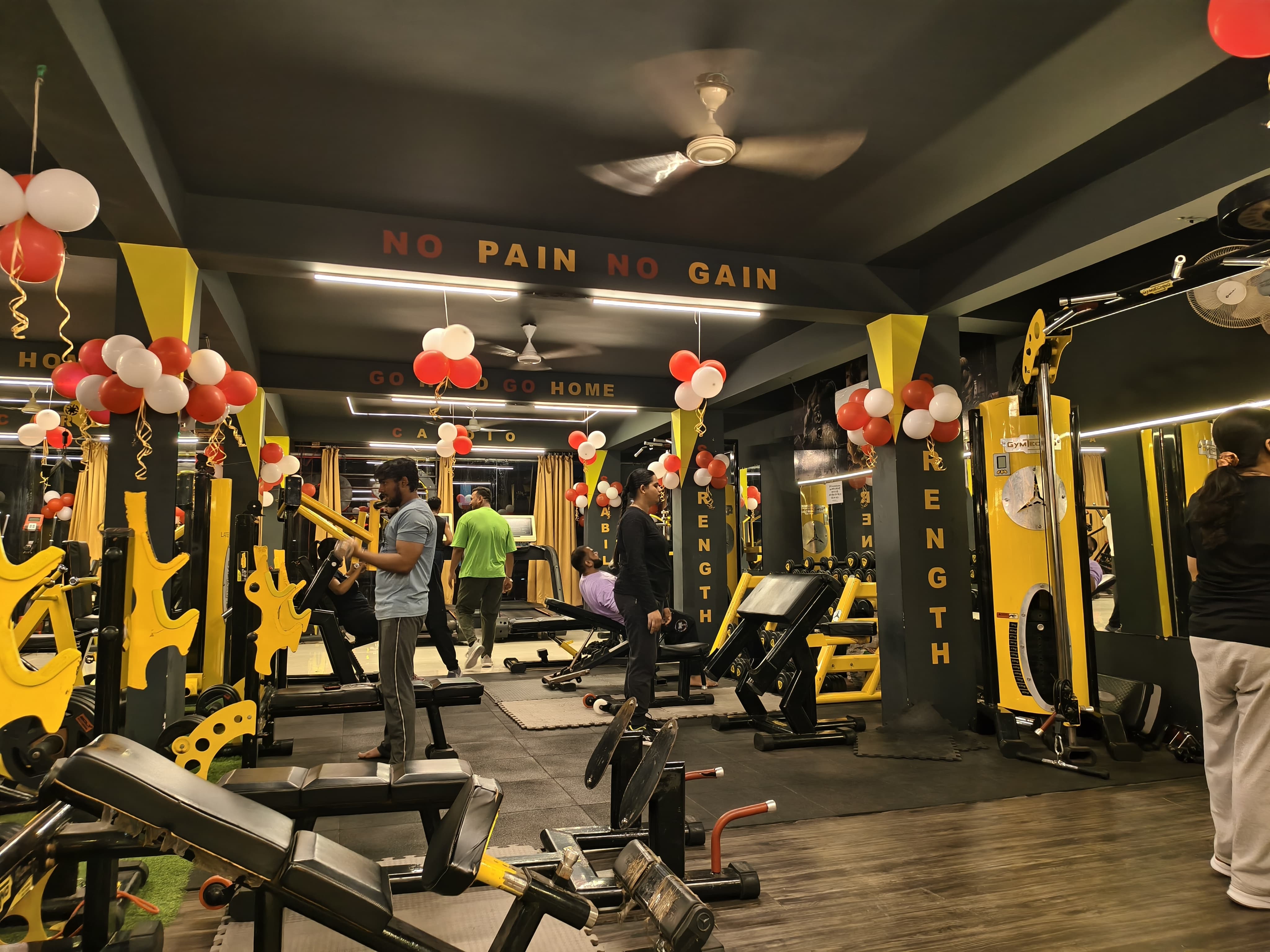 Interior of the D Oxygen Gym floor